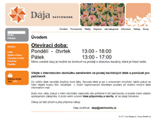 Tablet Screenshot of patchworky.cz
